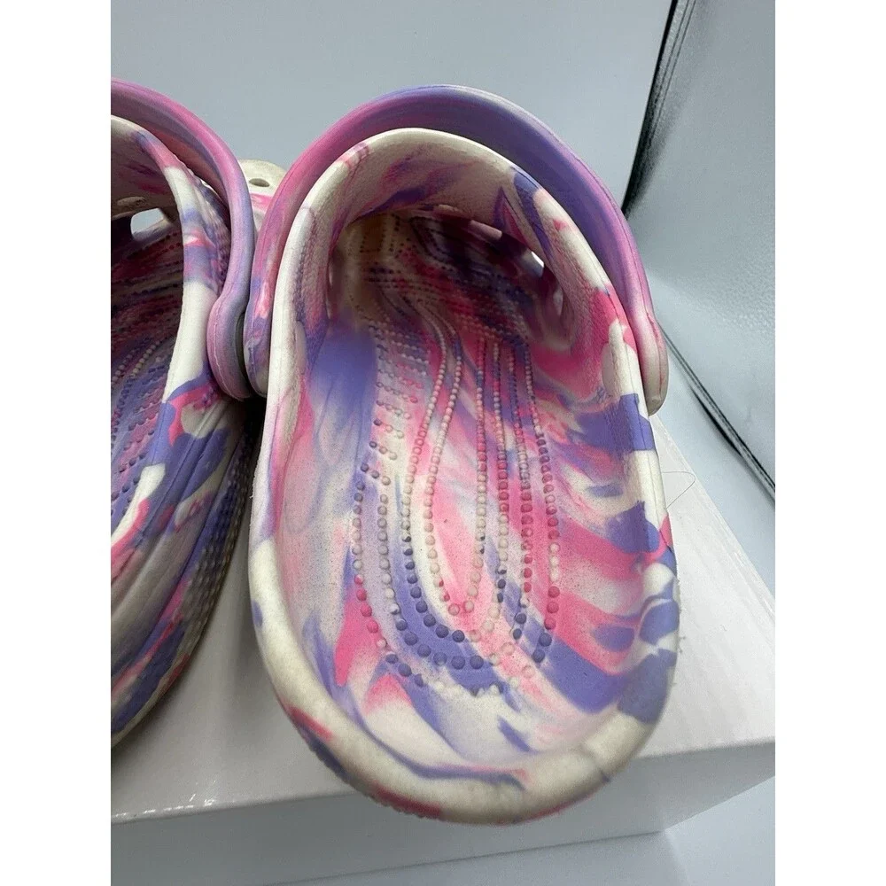 Crocs Kids Classic Clogs Kids Size 1 – Swirl Multicolor
